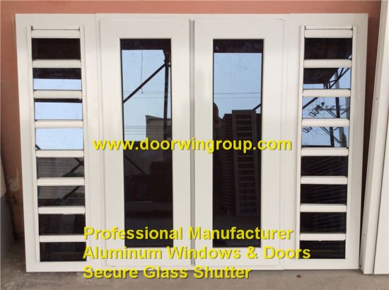 Aluminum Glass Shutter Window with Flyscreens - China Aluminum Glass Shutter, Shutter Window — product image 0