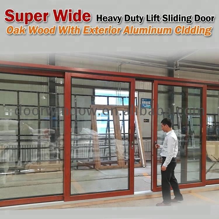 Aluminum patio sliding doors multi track door material glass sensor by Doorwin on Alibaba — product image 7