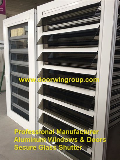 Aluminum Secure Glass Shutter Window - China Aluminum Glass Shutter, Shutter Window - Doorwin Group Windows & Doors