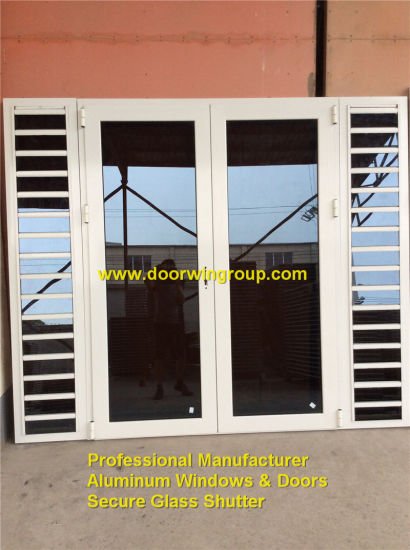 Aluminum Secure Glass Shutter Window with Handles - China Aluminum Glass Shutter, Shutter Window — product image 0