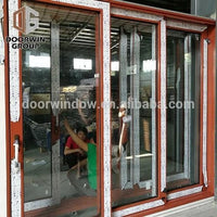 Aluminum sliding thermal break door stacker doors system by Doorwin on Alibaba — thumbnail 4