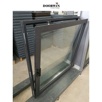 Aluminum slim frame windows for panoramic balcony double glazed window door export to USA - Doorwin Group Windows & Doors
