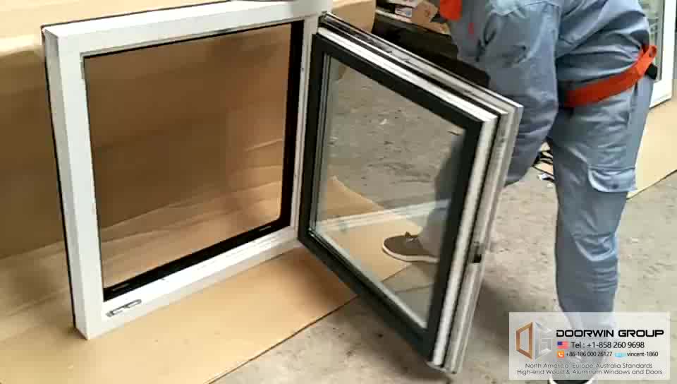 America aluminum wood finish profile white wood window - Doorwin Group Windows & Doors