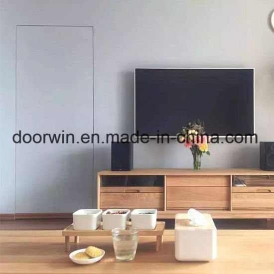 America Style Doors Solid Wood Door Invisible Oak Door with Double Buckle Lines - China Interior Door, Secret Door — product image 0