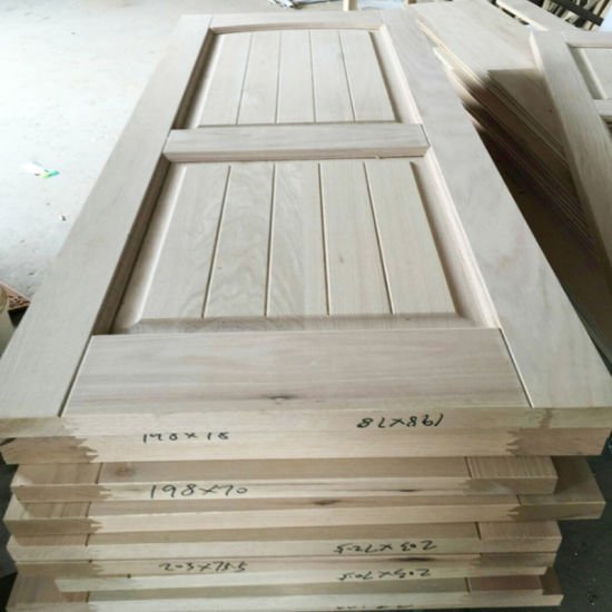 America Style Solid Wood One Sash Interior Wooden Hinged Door, One Sash Entry Door Made of Oak with Horizontal Staves - China Interior Door, Wooden Door — product image 0