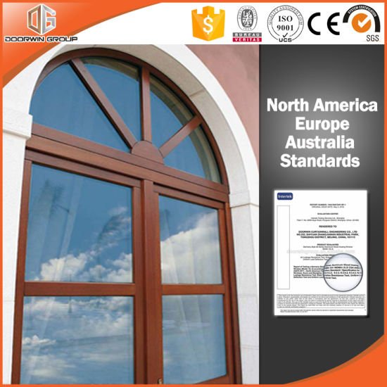 America Style Specialty Window Aluminum Clad Solid Wood Casement Window with Grille, Customized Window Shape - China Wood Window, Window - Doorwin Group Windows & Doors