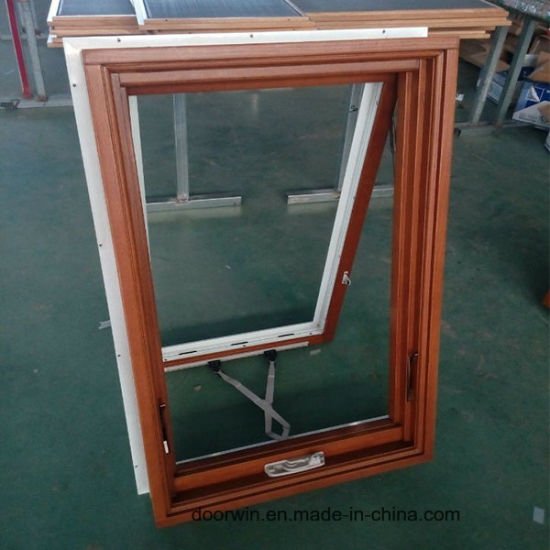 American Casement and Awning Window with Foldable Crank Handle, Timber Window with Exterior Aluminum Cladding - China Awning Style Crank Window, Awning Timber Window — product image 0