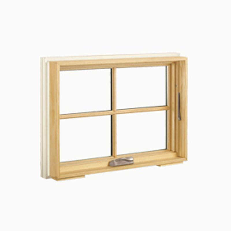 American Casement and Awning Window With Foldable crank handle, Timber Window With Exterior Aluminum Cladding03 - Doorwin Group Windows & Doors