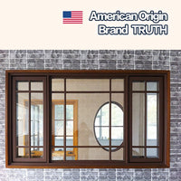 American Casement and Awning Window With Foldable crank handle, Timber Window With Exterior Aluminum Cladding03 - Doorwin Group Windows & Doors