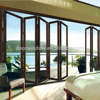 American Certified New product ideas 2018 waterproof double glass hidden folding door by Doorwin — thumbnail 3