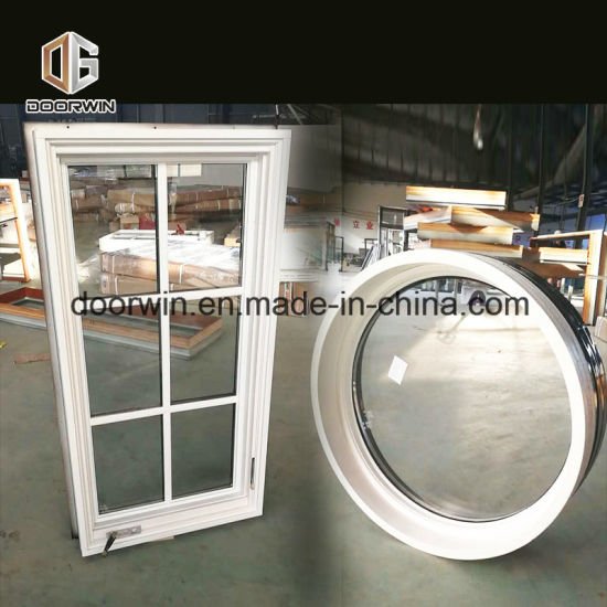 American Crank Casement Wood Window with Grill Design - China Aluminium Crank Windows, Crank Awning Window — product image 0