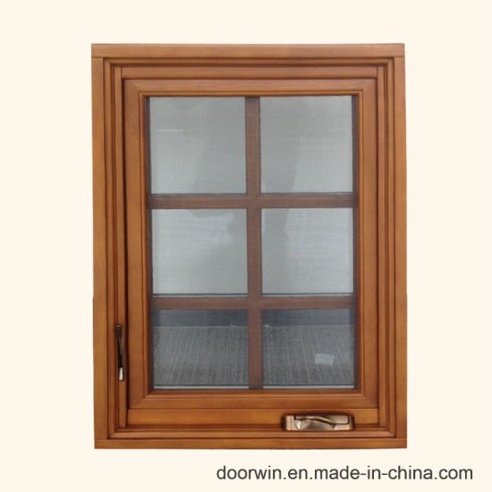 American Foldable Crank Handle Aluminum Clad Solid Oak Wood Casement Window - China Hurricane Windows Us, Sash Window — product image 0