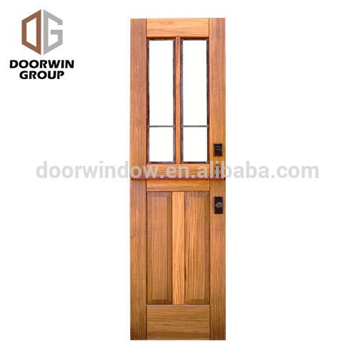 American glass doors lowes wooden house doors rustic alder cherry pine exterior wood front doors with frosted glass by Doorwin — product image 1