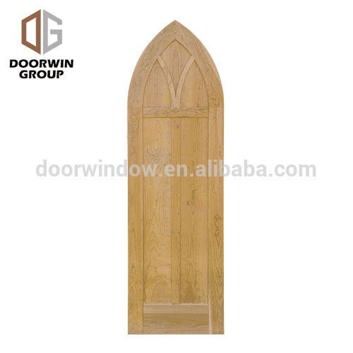 American glass doors lowes wooden house doors rustic alder cherry pine exterior wood front doors with frosted glass by Doorwin — product image 4