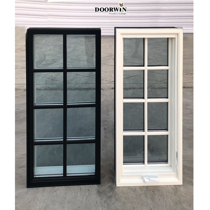 American House Solid Wood  Grill Design Swing Out Crank Casement Window with Fly Screen — product image 5