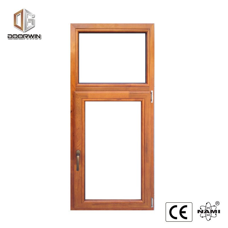 American Imported Oak Wood Aluminum Clad Tilt Turn Window - Doorwin Group Windows & Doors