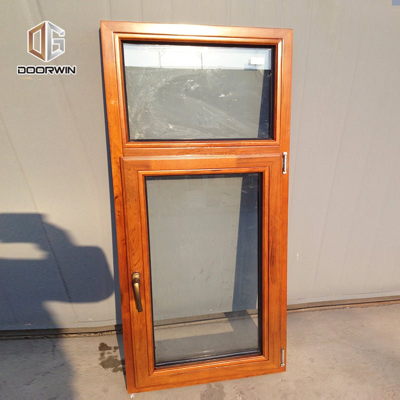 American Imported Oak Wood Aluminum Clad Tilt Turn Window - Doorwin Group Windows & Doors