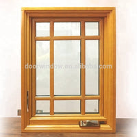 American NAMI Certified insulation timber Residential glass operable cranks casement windows by Doorwin on Alibaba — thumbnail 2