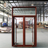 American NFRC NAMI Certified OAK Wood Crank Out Window with Grille Design — thumbnail 3