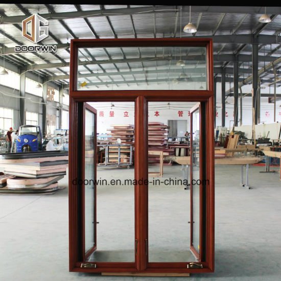 American Oak Wood Crank Window - China Round Top Window Replacement, Round Window That Open — product image 0
