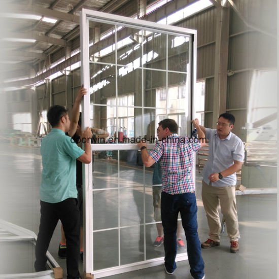 American Single Hung Thermal Break Aluminum Double Hung Window with Sliding Sash - China Double Hung Window, Slide up Windows — product image 0