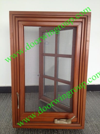 American Style Aluminium Wood Windows, Aluminum Clad Solid Oak Wood Window with Beautiful Full Divided Light Grille - China Casement Window, American Style Casement Window - Doorwin Group Windows & Doors