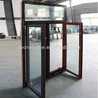 American style aluminum clad oak wood glass casement windowby Doorwin — thumbnail 6