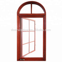 American style aluminum clad oak wood glass casement windowby Doorwin — thumbnail 3