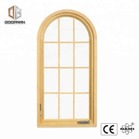 American style aluminum clad oak wood glass casement windowby Doorwin — thumbnail 1