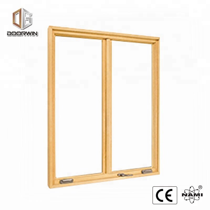 American style casement window with crank handle wooden sash profiles profiles for doors and windows by Doorwin on Alibaba — product image 1