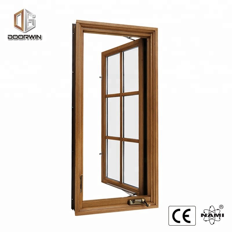 American Style NAMI Certified Wood Aluminum Crank Out Windows in accordance to U.S. Building Code by Doorwin — product image 1