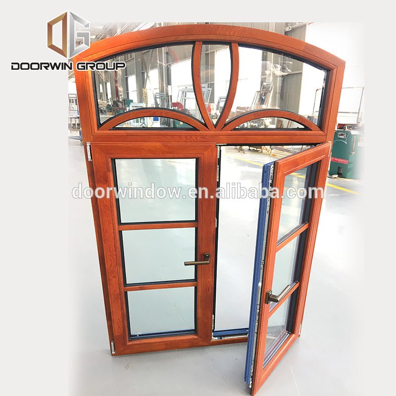 American style prehung arched casement with colonial bars inward opening french windowsby Doorwin - Doorwin Group Windows & Doors