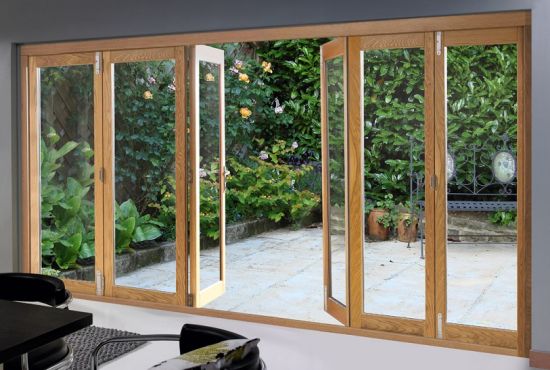 American Style Solid Wood Aluminium French Door, Solid Teak/Oak/Larch/Pine Wood Clad Aluminum Modern French Door - China French Door, Wood French Door — product image 0