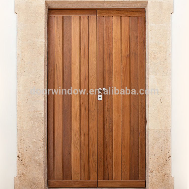 antique main door design China market teak wood double entry doorby Doorwin - Doorwin Group Windows & Doors