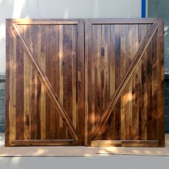 Apartment Retro Style Wood Door Barn Door for Home - China Door, Barn Door - Doorwin Group Windows & Doors