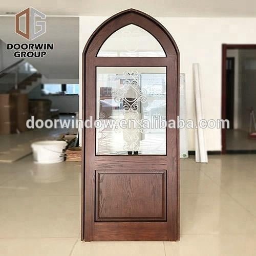 arch main door design antique solid wood exterior doors by Doorwin — product image 7