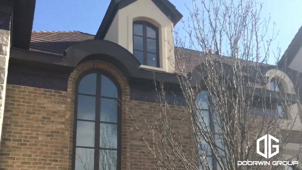 Arched Colonial Bar grill design Timber Window With IGCC SGCC Glasses CE Certificateby Doorwin - Doorwin Group Windows & Doors