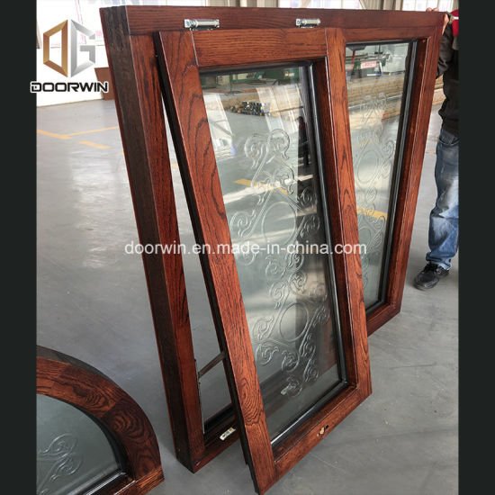 Arched Fixed Transom with Carved Glass Awning Window - China Awning, Awning  Windows — product image 0