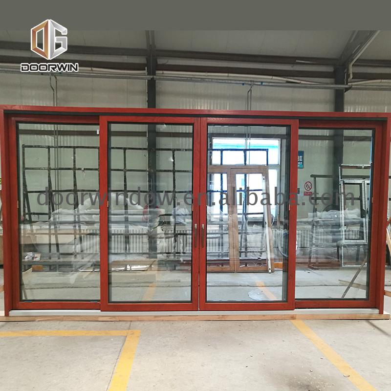 Atlanta Cheap Price wide wooden front door with wooden door design commercial aluminum sliding door - Doorwin Group Windows & Doors