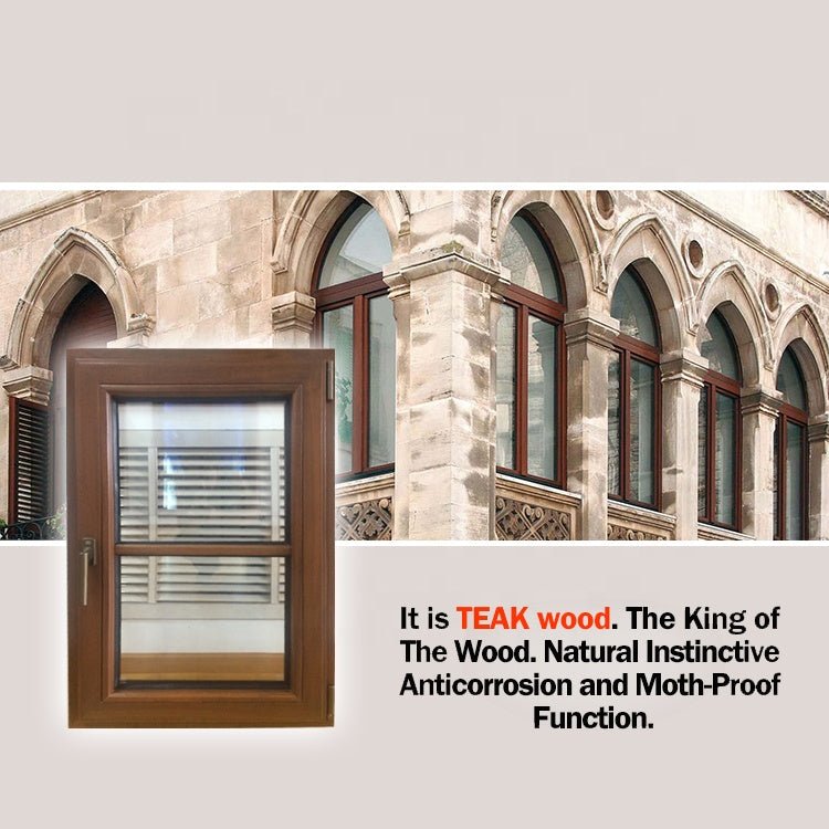 Atlanta hot sale standard aluminum wood casement windows made in China - Doorwin Group Windows & Doors