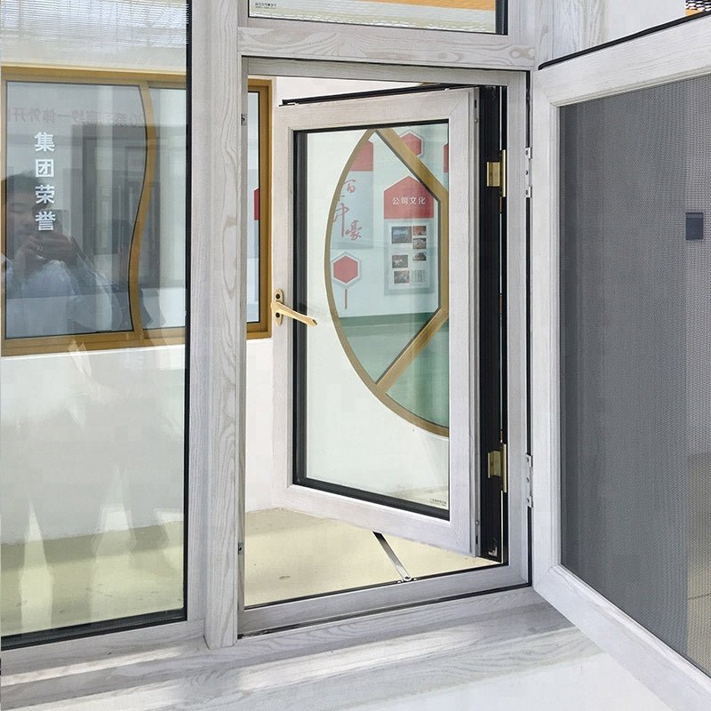 Atlanta thermal break aluminium mosquito net windows steel 36 x36 casement window china supplier by Doorwin - Doorwin Group Windows & Doors
