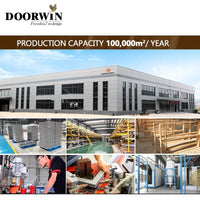 Australia Standard  energy saving Low-E Glass Grille Design Sound Proof Inward Opening Aluminum Clad Wood Casement Door and Wind — thumbnail 6