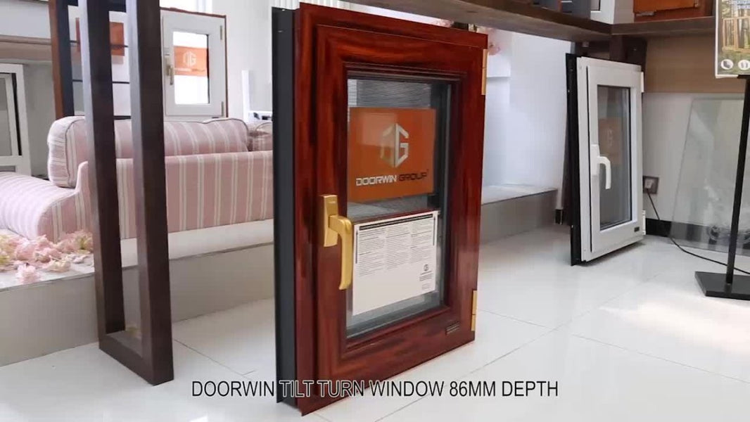 Balcony aluminium tilt and turn window - Doorwin Group Windows & Doors