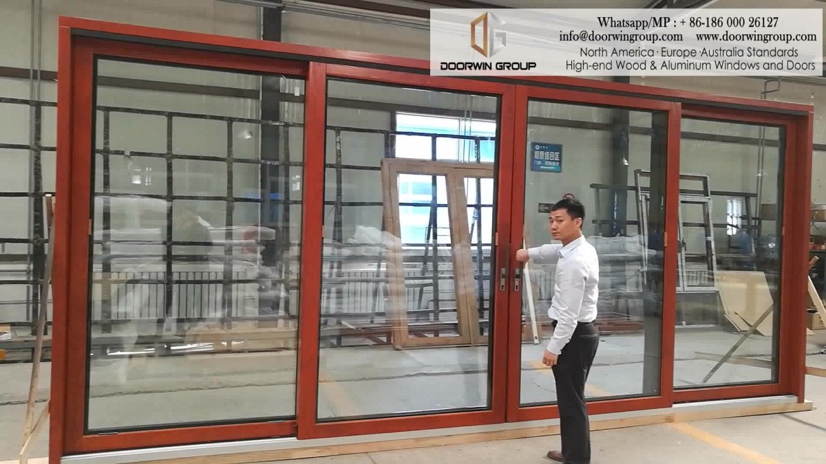 Beautiful sliding door bathroom balcony doors glass by Doorwin on Alibaba — product image 2