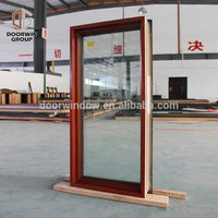 Better heat insulation 67mm profile pine clad thermal break aluminum gray casement windowby Doorwin — thumbnail 5