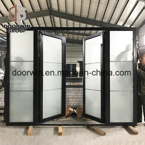 Black Powder Coated Color Thermal Break Aluminum Hinged French Door - China Double Glazed Door, Aluminium Front Door Entry Door — product image 0