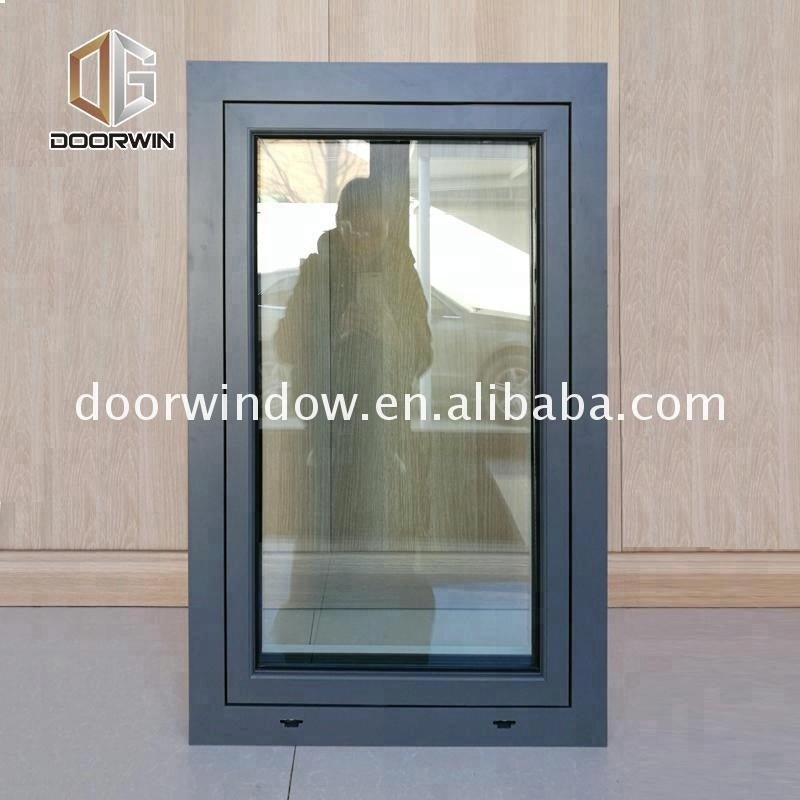 Boston 10mm tempered glass window 2 panels opening aluminum casement windowsby Doorwin on Alibaba — product image 2