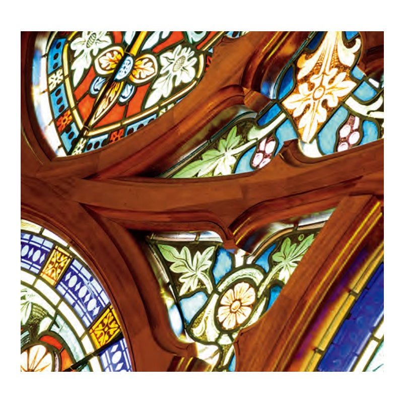 Boston discount wooden double glazed windows with stained glass - Doorwin Group Windows & Doors