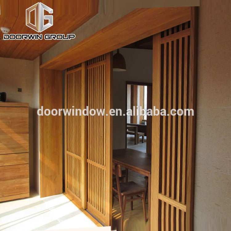 Burma teak wood doors single leaf front door designs by Doorwin - Doorwin Group Windows & Doors
