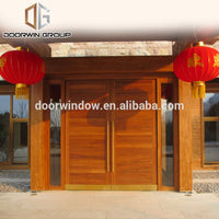 Burma teak wood doors single leaf front door designs by Doorwin — thumbnail 2